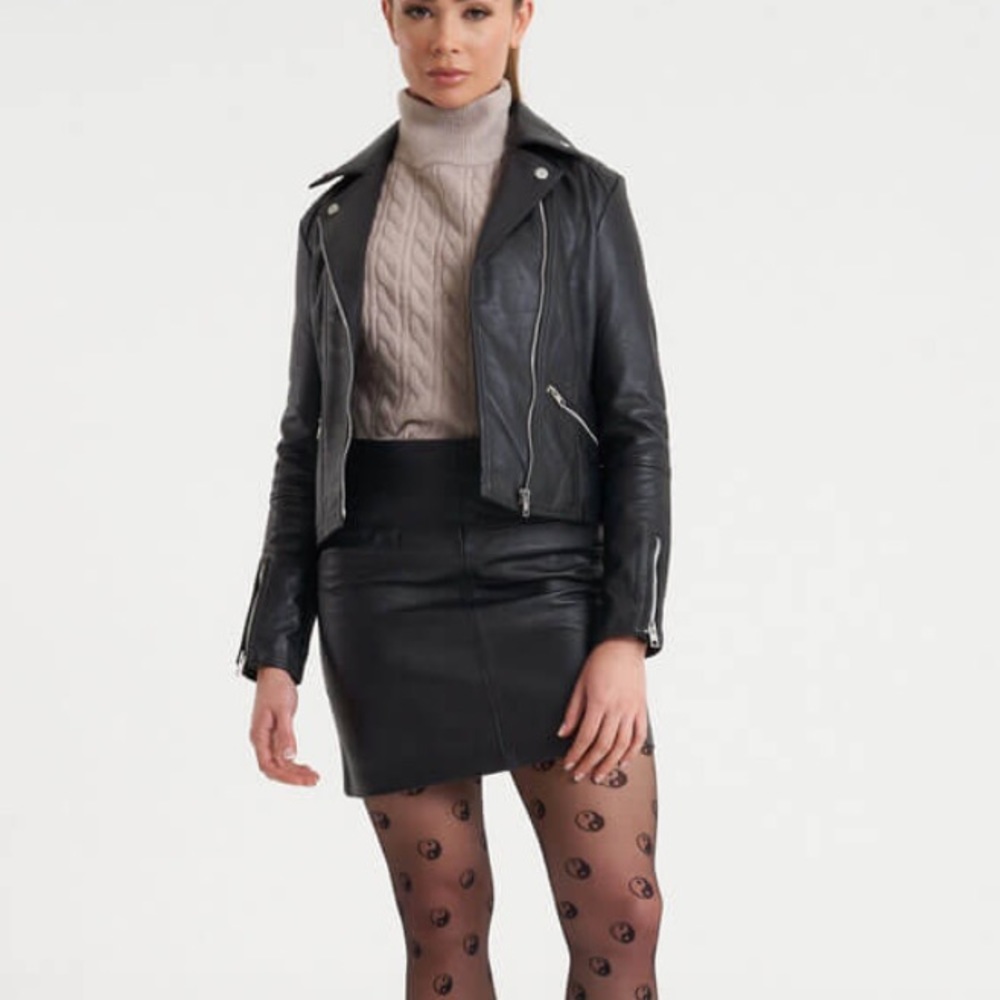 Barney’s Leather Belina Jacket, NWT